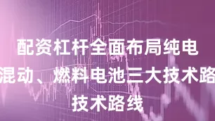 配资杠杆全面布局纯电、混动、燃料电池三大技术路线